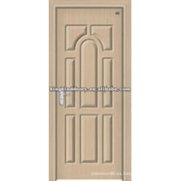 Comercial del PVC puerta madera puerta con PVC JKD-1817 para Interior habitación